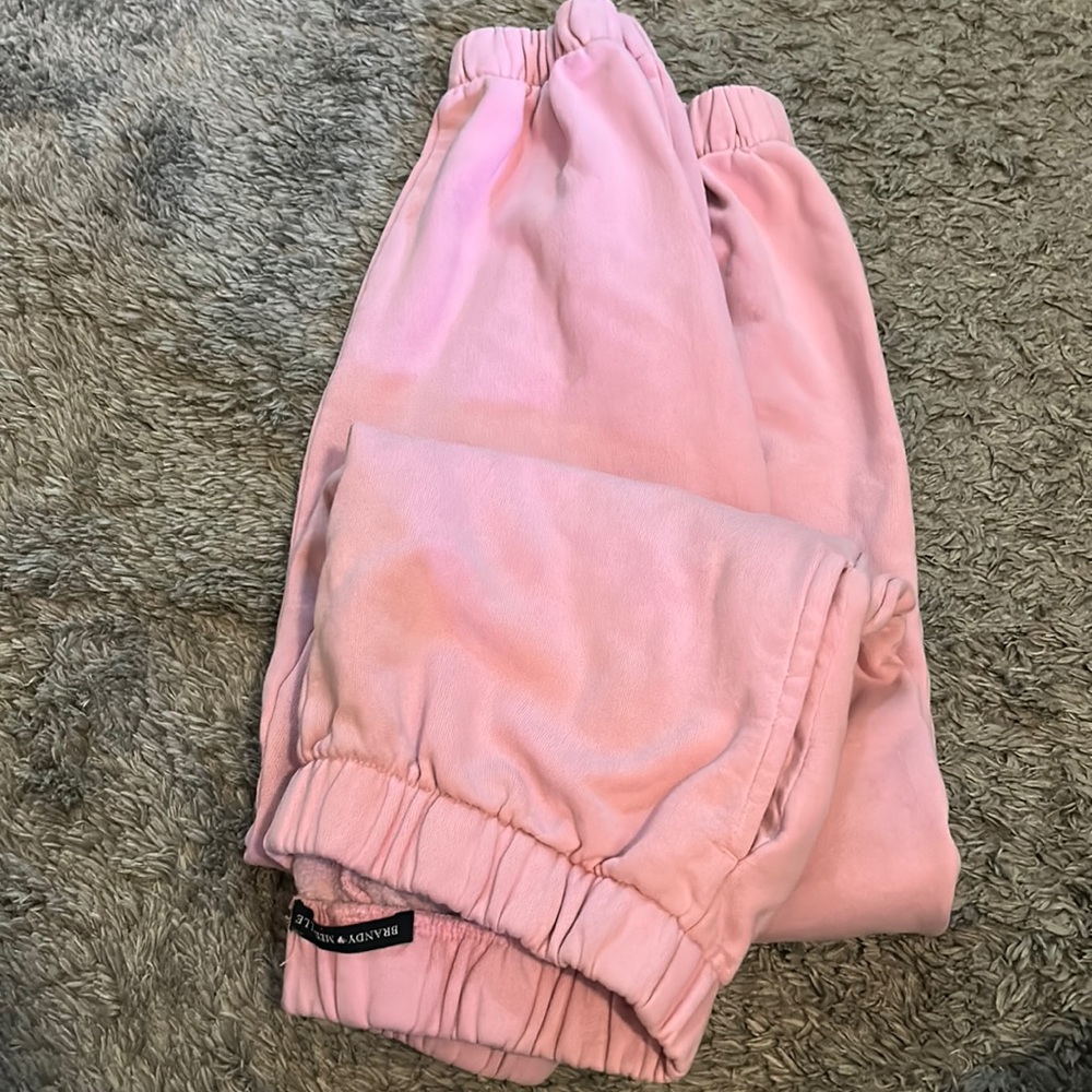 Brandy Melville hot pink sweatpants